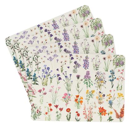 Grupo Erik Botanical Wild Flowers Σουπλά από Φελλό Πολύχρωμο