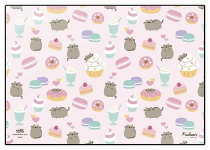 Grupo Erik Σουμέν Μονό Πλαστικό Pusheen Deskmat Πολύχρωμο 49.5x34.5cm