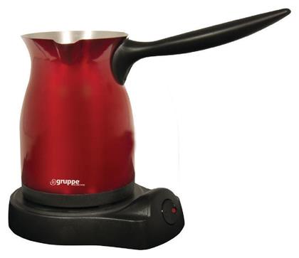 Gruppe JKT 600S1 Ηλεκτρικό Μπρίκι 800W με Χωρητικότητα 300ml Red από το Polihome