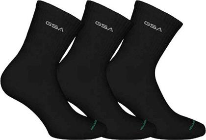 GSA Αθλητικές Κάλτσες Μαύρες 3 Ζεύγη από το Outletcenter