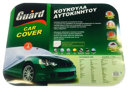 Guard Hatchback Κουκούλα Αυτοκινήτου με Τσάντα Μεταφοράς 417x157x135cm Αδιάβροχη XLarge για Hatchback