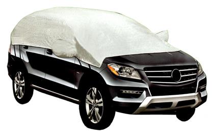 Guard Ημικουκούλα Αυτοκινήτου Mazda 2 390x156x60cm Αδιάβροχη XLarge για SUV/JEEP που Στερεώνεται με Ιμάντες