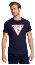 Guess Ανδρικό T-shirt Κοντομάνικο Navy Μπλε