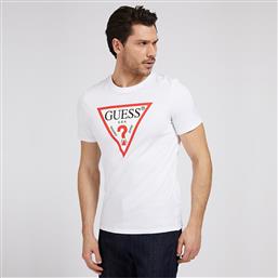 Guess Ανδρικό T-shirt Λευκό με Λογότυπο