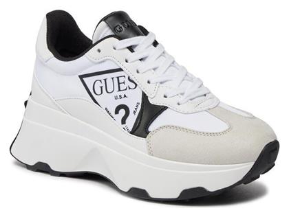 Guess Calebb4 Γυναικεία Chunky Sneakers Λευκό από το CasualShoes