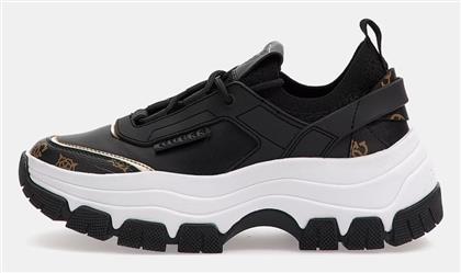 Guess Γυναικεία Chunky Sneakers ΜΑΥΡΟ