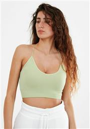 Guess Γυναικείο Crop Top με Τιράντες Καλοκαιρινό Πράσινο