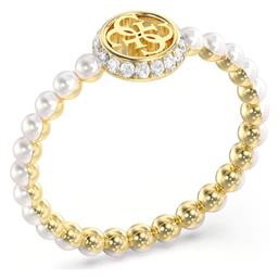 Guess Γυναικείο Δαχτυλίδι από Ατσάλι Επιχρυσωμένο