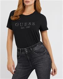 Guess Γυναικείο T-shirt Μαύρο από το Modivo
