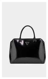 Guess Girlfriend Satchel Γυναικεία Τσάντα Μαύρη