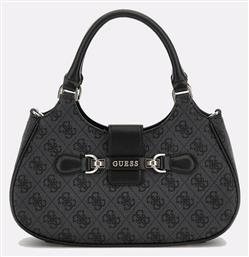 Guess Girlfriend Satchel Γυναικεία Τσάντα Ώμου Γκρι