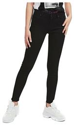 Guess Mid Rise Skinny Fit Γυναικείο Jean Παντελόνι Μαύρο από το Plus4u