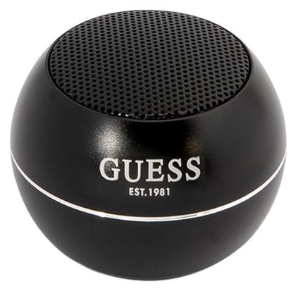 Guess Mini Ηχείο Bluetooth 3W με Διάρκεια Μπαταρίας έως 4 ώρες Μαύρο από το Designdrops