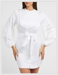 Guess Mini Σεμιζιέ Φόρεμα Λευκό