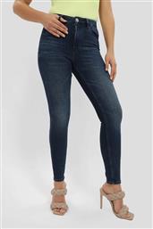 Guess Ψηλόμεσο Γυναικείο Jean Παντελόνι σε Skinny Εφαρμογή από το Plus4u