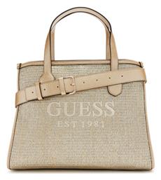 Guess Silvana Γυναικεία Τσάντα Tote Χειρός Χρυσή από το Parex