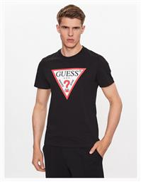 Guess T-shirt Jet Black από το Karakikes