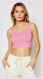 Guess W1GZ14Z1QD0 Αμάνικο Crop Top Ροζ από το Plus4u