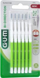 GUM Bi-Direction 2 in 1 Μεσοδόντια Βουρτσάκια με Λαβή 0.7mm Λευκά 6τμχ από το Pharm24