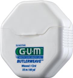 GUM ButlerWeave Κερωμένο Οδοντικό Νήμα 55m