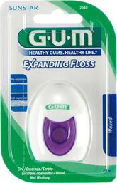 GUM Expanding Floss Κερωμένο Οδοντικό Νήμα 30m