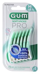 GUM Μεσοδόντιες Οδοντογλυφίδες Medium Πράσινες 30τμχ