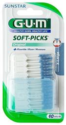 GUM Soft Picks Μεσοδόντιες Οδοντογλυφίδες Extra Large Πράσινες 40τμχ από το Pharm24