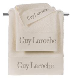 Guy Laroche Σετ Πετσέτες Μπάνιου 3τμχ Futura Ivory Βάρους 500gr/m²