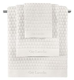 Guy Laroche Σετ Πετσέτες Μπάνιου 3τμχ Tokyo White Βάρους 500gr/m²