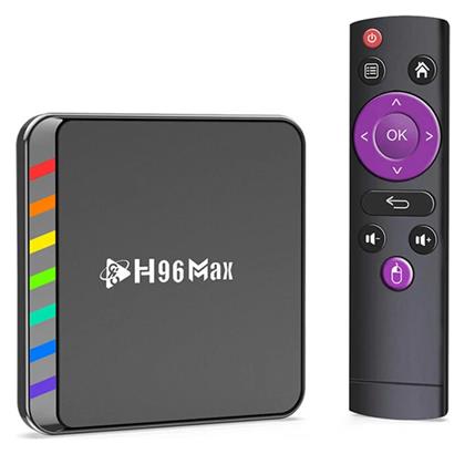 H96 Max TV Box Μax 4K UHD με WiFi 4GB RAM και 32GB Αποθηκευτικό Χώρο με Λειτουργικό Android από το Public