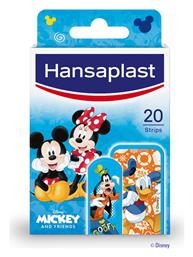 Hansaplast Disney Mickey Mouse & Friends Αυτοκόλλητα Επιθέματα για Παιδιά 20τμχ