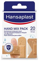 Hansaplast Hand Mix Pack Αυτοκόλλητα Επιθέματα 20τμχ