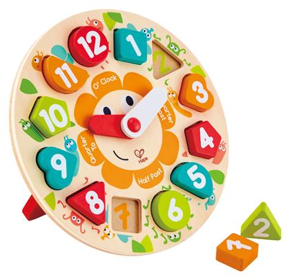 Hape Happy Puzzles Ρολόι Chunky για 36+ Μηνών