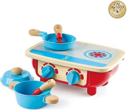Hape Ξύλινη Παιδική Κουζίνα για 1.5+ Ετών 6τμχ από το Moustakas Toys