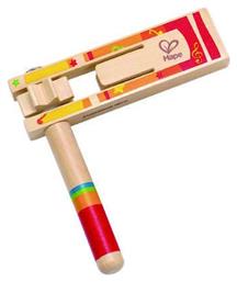 Hape Ξύλινο Κρουστό Ροκάνα Happy Noisemaker assortment (Διάφορα Σχέδια) 1τμχ για 3+ Ετών