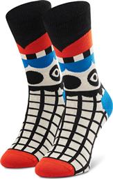 Happy Socks Abstract Unisex Κάλτσες με Σχέδια Λευκές
