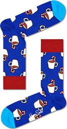 Happy Socks Candy Cane & Cocoa Ανδρικές Κάλτσες Black/Blue 2Pack από το Plus4u