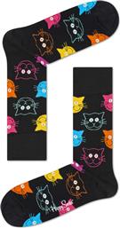 Happy Socks Cat Ανδρικές Κάλτσες Μαύρες από το Spartoo