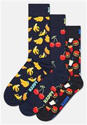 Happy Socks Food Κάλτσες Multi 3Pack
