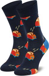 Happy Socks Have A Toast Unisex Κάλτσες με Σχέδια Μαύρες από το Plus4u
