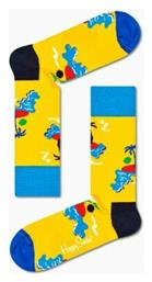 Happy Socks Island In The Sun Unisex Κάλτσες με Σχέδια Κίτρινες