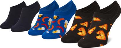 Happy Socks Junk Food Ανδρικές Κάλτσες με Σχέδια Πολύχρωμες 3Pack