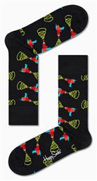 Happy Socks Lazer Quest Unisex Κάλτσες με Σχέδια Μαύρες από το Parex