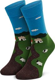 Happy Socks Little House On The Moorland Ανδρικές Κάλτσες με Σχέδια Πράσινες από το Plus4u