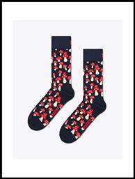 Happy Socks Mushroom Ανδρικές Κάλτσες ΜΠΛΕ από το Clodist