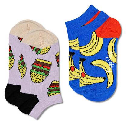 Happy Socks Παιδικά Σοσόνια Lunchtime Πολύχρωμα 2 Ζευγάρια