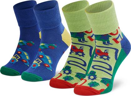 Happy Socks Παιδικές Κάλτσες Μακριές Πολύχρωμες 2 Ζευγάρια