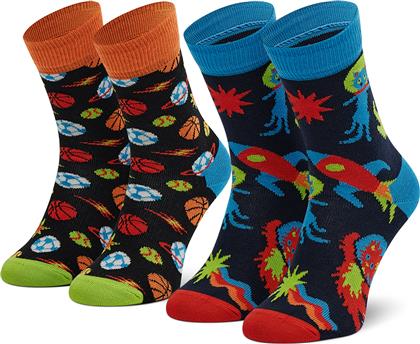 Happy Socks Παιδικές Κάλτσες Μακριές Πολύχρωμες 2 Ζευγάρια από το Clodist
