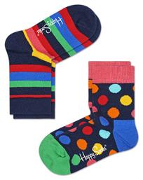 Happy Socks Παιδικές Κάλτσες Μακριές Stripe 2 Ζευγάρια