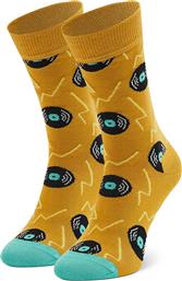 Happy Socks Unisex Κάλτσες με Σχέδια Κίτρινες